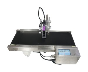 Yaomatec 12.7mm Height Online Inkjet <strong>Printer</strong> with Conveyor <strong>2</strong> in 1 Multi Language and Function Printing Conveyor - Product Image 1