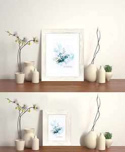 100% Solid Wood White 5x7 Picture <strong>Frame</strong> <strong>3</strong> Pack - Display Picture 4x6 with Mat, HD Glass Inside, Rustic Wooden Photo <strong>Frames</strong> - Product Image 6