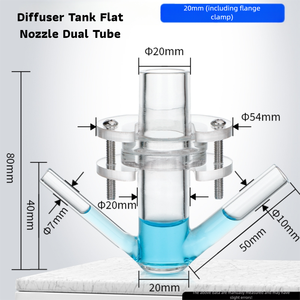 Franz đôi bên ống 20mm Franz transdermal khuếch tán tế bào phẳng vòi phun Khuếch tán xe tăng với Acrylic kẹp - Product Image 3