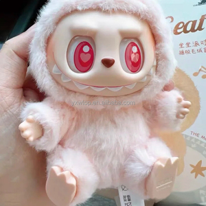 Labubu ตุ๊กตาเคลือบและกล่องตาบอดของเล่นตุ๊กตามาร์ทของเล่นรูปสัตว์ V1 V2ดีไซน์แบบดั้งเดิม100% - Product Image 5