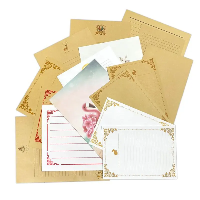 Бумага для печати на бумаге, винтажная крафт-бумага, белый утолщенный китайский стиль, искусство, древняя любовная бумага для писем