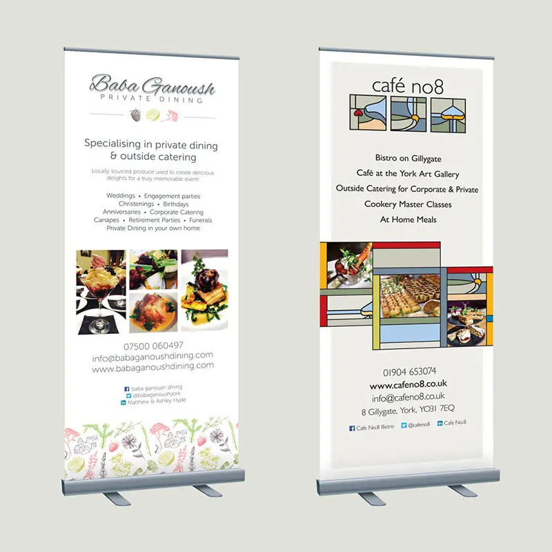 Portable Roll up banner Retractable Poster Banner Pull up banner for promotion display