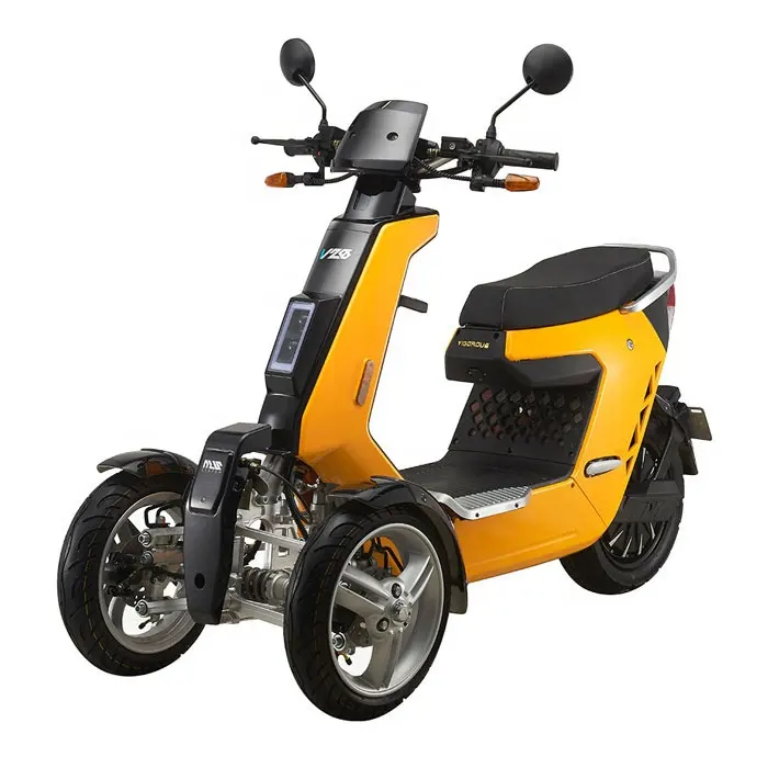 EEC onaylı sokak yasal 3 tekerlekler lityum pil elektrikli motosiklet Scooter