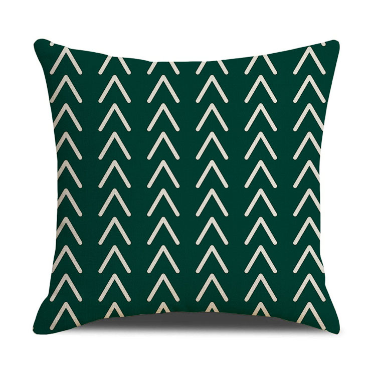 Nordic Home Decor Pillow Cover Office Car Linen Cushion Cover Custom Geometric Print Cushion Cover