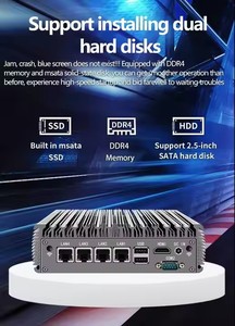 Industriale PC with <strong>Intel</strong> <strong>Processor</strong> Mini Embedded Industrial PC with Fan for New MS-01 Ome LDC-4L <strong>Computer</strong> Application - Product Image 6