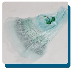 人気の白いナイロン色の投げ網、高品質の小さなメッシュの手投げ網、魚網 - Product Image 6