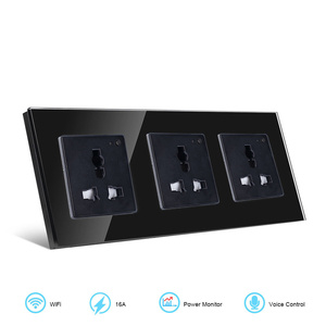 Tuya Smart Wifi Multifuncional 13a Socket Alexa Google Control de voz Control Remoto Sin Hub