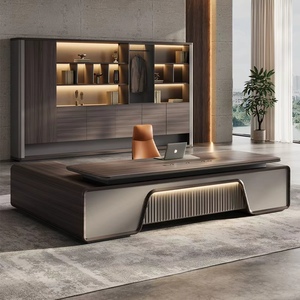 Hiện đại hoàn chỉnh nội thất văn phòng CEO bàn sang trọng L hình quản lý văn phòng bàn và ghế văn phòng Ông Chủ bàn văn phòng điều hành bàn - Product Image 2