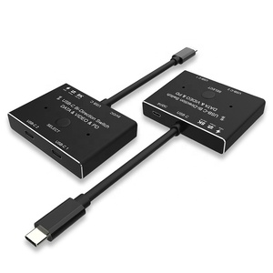 Xput <strong>2</strong> <strong>Input</strong> <strong>1</strong> <strong>Output</strong> 8K Switch 1x2 2x1 Type C Type-C USB-C Bi-Direction Switch <strong>Splitter</strong> <strong>1</strong> <strong>Input</strong> <strong>2</strong> <strong>Output</strong> Support Video Data PD