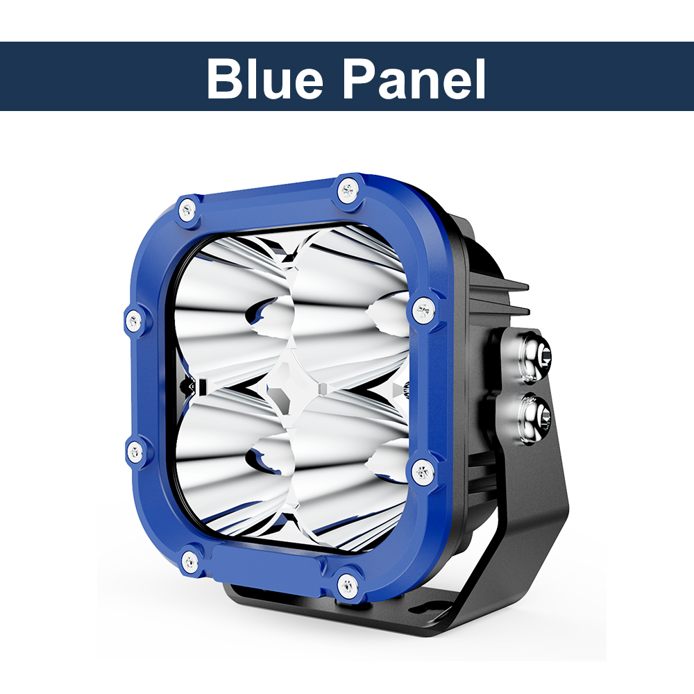 Éclairage blanc-Bleu