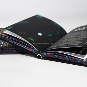 Vàng lá dập kết thúc bìa cứng cuốn Sách bìa cứng ràng buộc phiên bản đặc biệt tùy chỉnh phun cạnh in ấn cuốn sách - Product Image 5