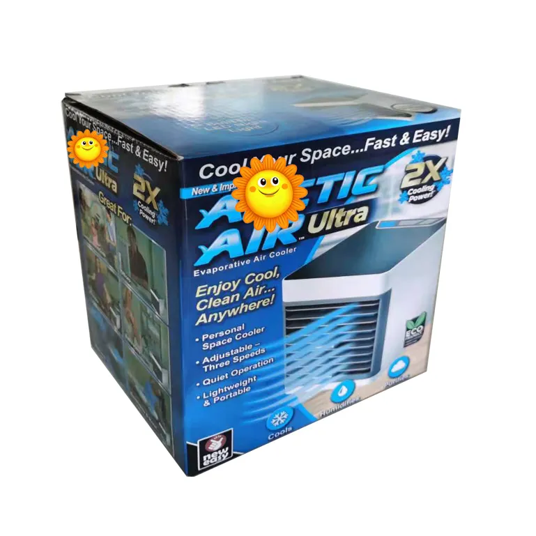 2023 Quick cooling Desktop Mini Portable air conditioner Home Water Air Cooler Fan With Spray Mini Air Conditioner