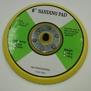5&quot; Hook and Loop <strong>Backer</strong> <strong>Pads</strong> Plastic Backing <strong>Pad</strong> for Sandpaper - Product Image 3