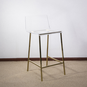 Rõ ràng Acrylic Phân Acrylic Phân ghế <span class=keywords><strong>lucite</strong></span> thanh cao ghế hiện đại Acrylic thanh phân ghế đồ nội thất - Product Image 4