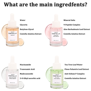 Private Label Vegan naturale cura dell'acne Centella Asiatica essenza del viso siero della pelle idratante schiarente lenitivo riparazione - Product Image 5