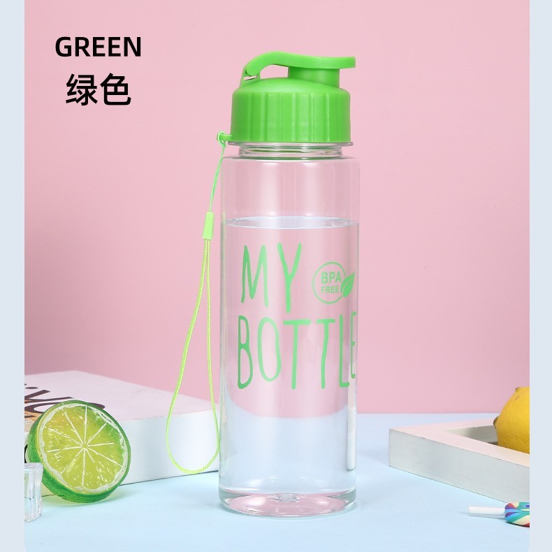 New green straight-body Mybottle water bottle