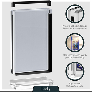 Pok&eacute;mon Acrylic Case UV Protection Acrylic <strong>Psaed</strong> Graded Card Slab BGS CGC SGC Display Case <strong>Psaed</strong> Card case - Product Image 6