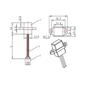 Berührungs loser Wasserstands ensor DC5V Flüssigkeits mess sensor Flüssigkeits anzeige schalter Controller Wasser detektor Einfache Installation - Product Image 6