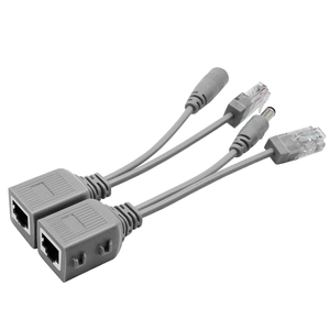 Divisor POE de tipo recto de 100Mbps, 5V-24V, adaptador de alimentación a través de Ethernet, inyector separador de Cable PoE para sistema de cámara IP - Product Image 3