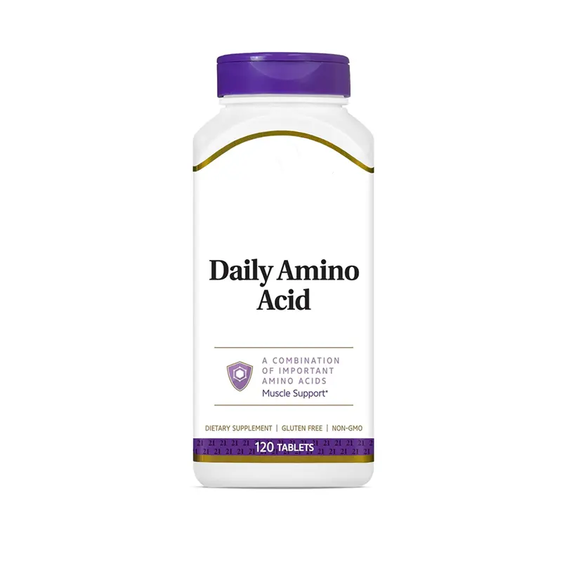 En iyi fiyat organik Amino asit tabletler ek toplu 500mg Amino Tablet Amino asitler ve B6 vitamini tabletler/hapları egzersiz için