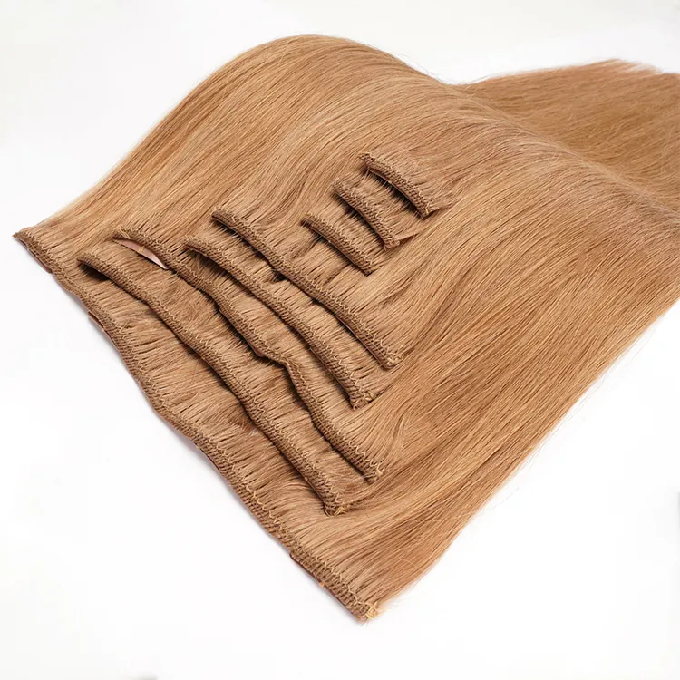 Clip di estensioni dei capelli umani del fornitore della cina Ins Clip di Remy invisibile al 100% nell'estensione dei capelli