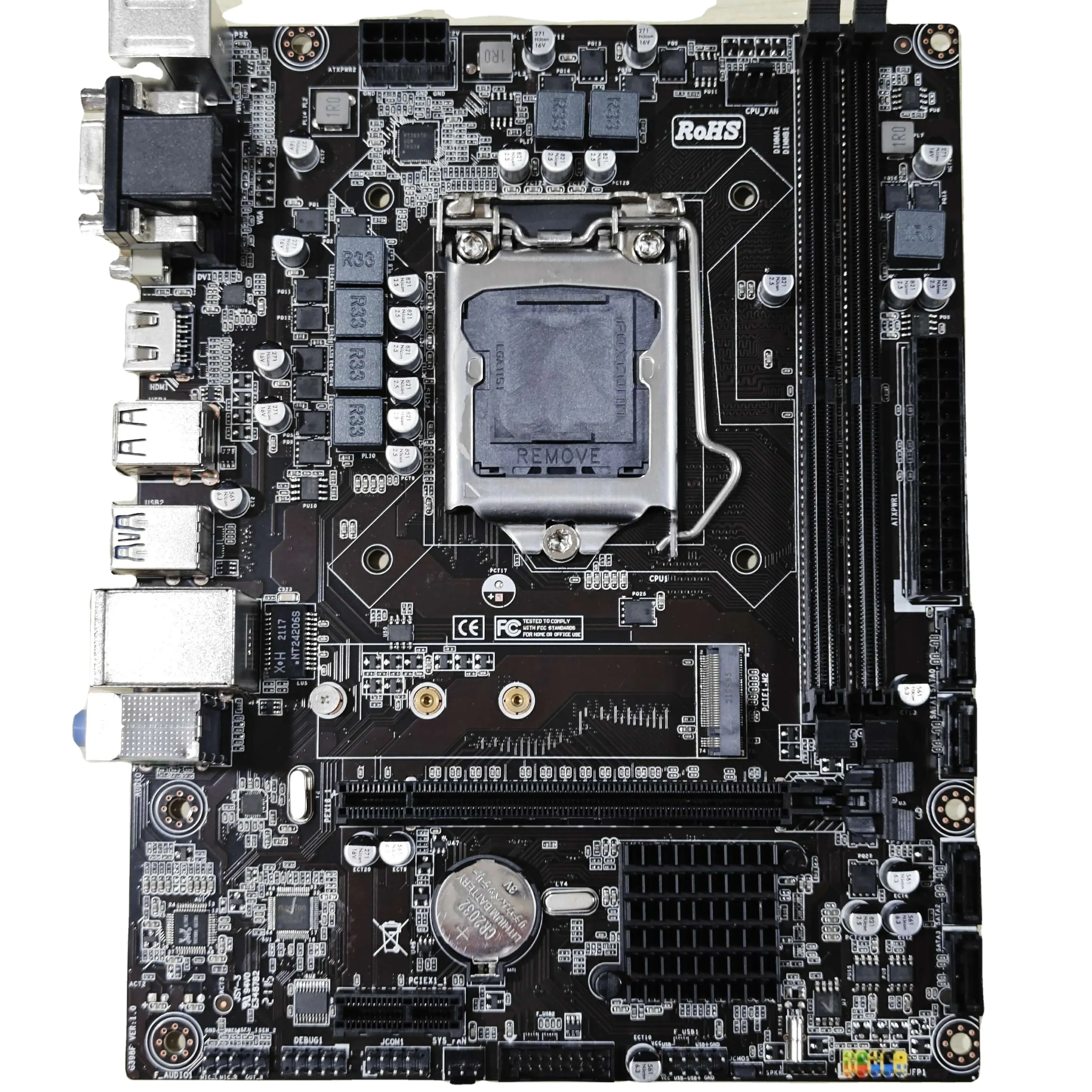 Nuevo diseño H310 placa base DDR3 DDR4 LGA 1150 Core I3 i5 i7 placa principal juegos ordenador PC piezas LGA 1151 placa base