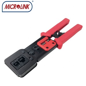 RJ45หนีบผมปลายท่อแบบมือถือ RJ11 RJ12เครื่องมือช่างเครือข่าย - Product Image 6