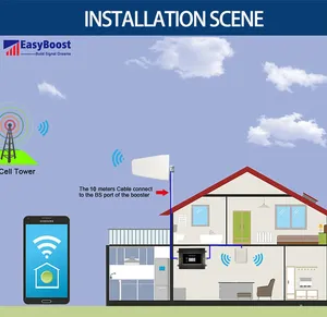 Thông minh LCD điện thoại di động tín hiệu Booster 5G/<span class=keywords><strong>GSM</strong></span> Repeater 3G 4G 1800MHz 2100MHz băng tần kép EGSM khuếch đại với ứng dụng quản lý - Product Image 6