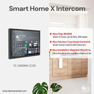 7&quot; Tuya Zigbee Wired All in One Control Panel Android Smart Tablet Apartment Villa IP/tcp <strong>Intercom</strong> Security <strong>Intercom</strong> <strong>System</strong> - Product Image 2