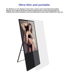 Red de señalización Digital ultrafina móvil portátil, póster Digital, pantalla de Visualización de publicidad LCD para tienda, escaparate - Product Image 6