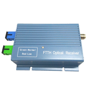 1550nm ตัวรับสัญญาณออปติคอล CATV ที่ใช้งานอยู่ตัวรับสัญญาณแสงขนาดเล็กพร้อม WDM ขั้วต่อสำหรับเครือข่าย10gxpon - Product Image 1