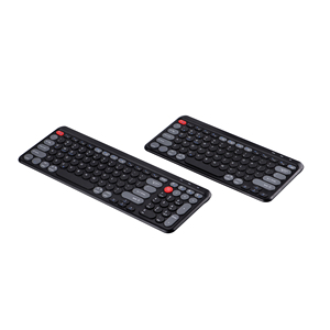 Venta caliente Teclado personalizado Gamer Teclado inalámbrico 2,4g Teclado de computadora con tecla numérica