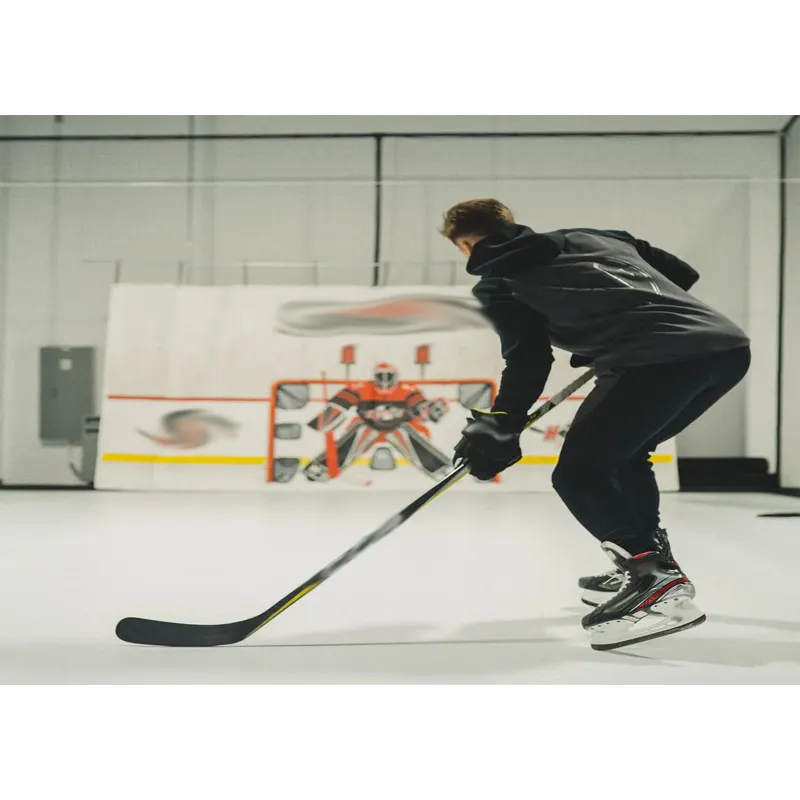 Esperienza di pattinaggio realistico extreme glide Uhmwpe sintetico ice iceless skatable tiles hockey pista di ghiaccio sintetica