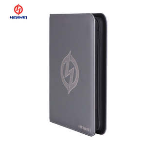 Tùy Chỉnh Dây Kéo Cao Cấp PU Da Chất Kết Dính 360 Túi Thẻ Cuốn Sách Album 9 Túi Thẻ Thư Mục Cho Hình Ảnh - Product Image 2