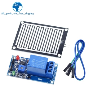 TZT Schnee Regentropfen Erkennungs sensor Modul Regenwetter modul Luft feuchtigkeit Für Arduino Relais Steuer modul Regenwasser sensor