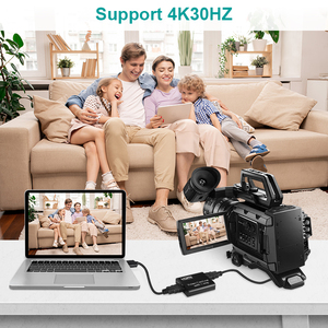 视频采集卡HDMI输入USB输出直播USB 3.0 4K30Hz 1080p30Hz视频采集卡 - Product Image 3