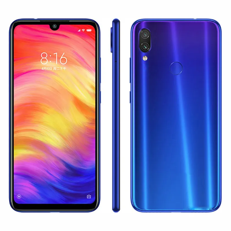 Prezzo più basso cina ricondizionato originale grande schermo personalizzato 4G lTE telefoni cellulari android per Redmi note 7 telefono cellulare GSM