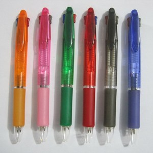2合1多色笔多圆珠笔，带两个笔芯多色笔，带挂绳 - Product Image 6