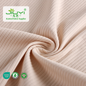 95 Cotton 5 Spandex Chủ Đề Vẽ Dải Căng Sườn Dệt Kim Vải Loungewear Đồ Ngủ Cuff Primer Trẻ Em Của Quần Áo Vải - Product Image 2