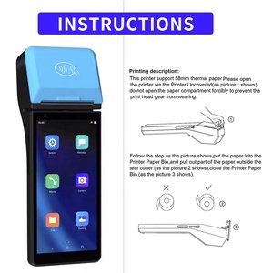 4G 3G 2G NFC Smart Mini Mobile Manual POS Achine System <strong>Device</strong> Handheld <strong>Android</strong> POS Terminal <strong>With</strong> <strong>Printer</strong> - Product Image 2