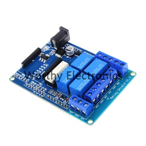 La scheda di estensione del modulo relè a 4 canali 5V di alta qualità supporta il modulo elettronico V1.3 con schermo relè 3A a quattro vie