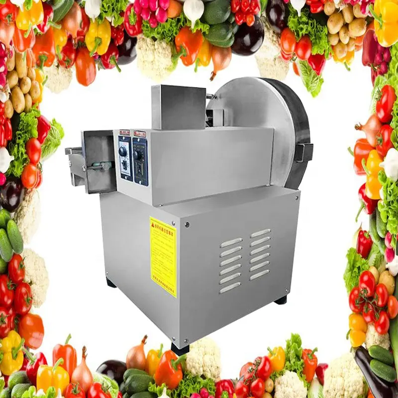 VegetabNew Machine For Cut Leek Scallion Sauerkraut Pepper Dicing Machine Electric Slicer Industrial Onion Cutter Machine