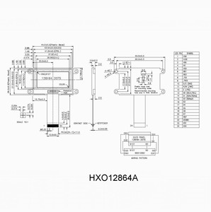 Display Oled I2c 1.54 pollici Oled 128x64 punti colore bianco Driver IC SSD1309Z 8 bit parallelo SPI o interfaccia I2C 24 pin FPC - Product Image 5