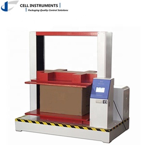 De compresión caja probador con apilable fija y función de carga cartón fuerza de compresión máquina de prueba por ISO12048 TAPPI T80