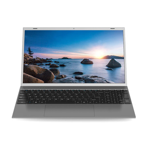 Mini ordenador portátil OEM/ODM, netbook, cuatro núcleos, 15,6 pulgadas, 1920x1080, IPS, Win 10, plateado, barato, para negocios, nueva fábrica