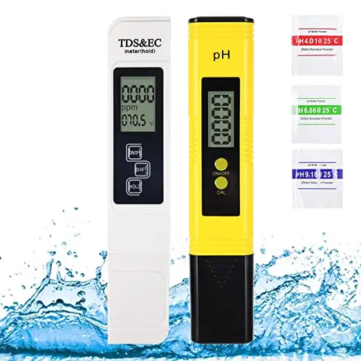 Tipo de pluma 0-14 PH de 3 en 1 TDS CE medidor de PH y TDS medidor Combo