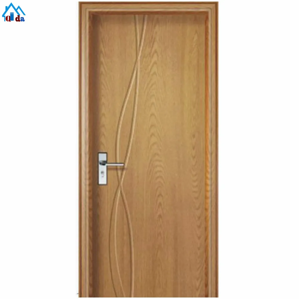 Tamanho padrão nigéria estilo preço porta de madeira pvc