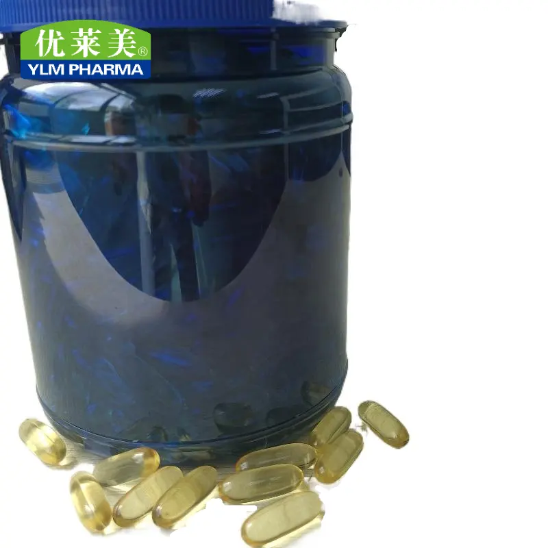 Private Brand 500 Grain Cod Liver Oil Soft Capsules Healthy Brain And Improve Eyesight For Adult