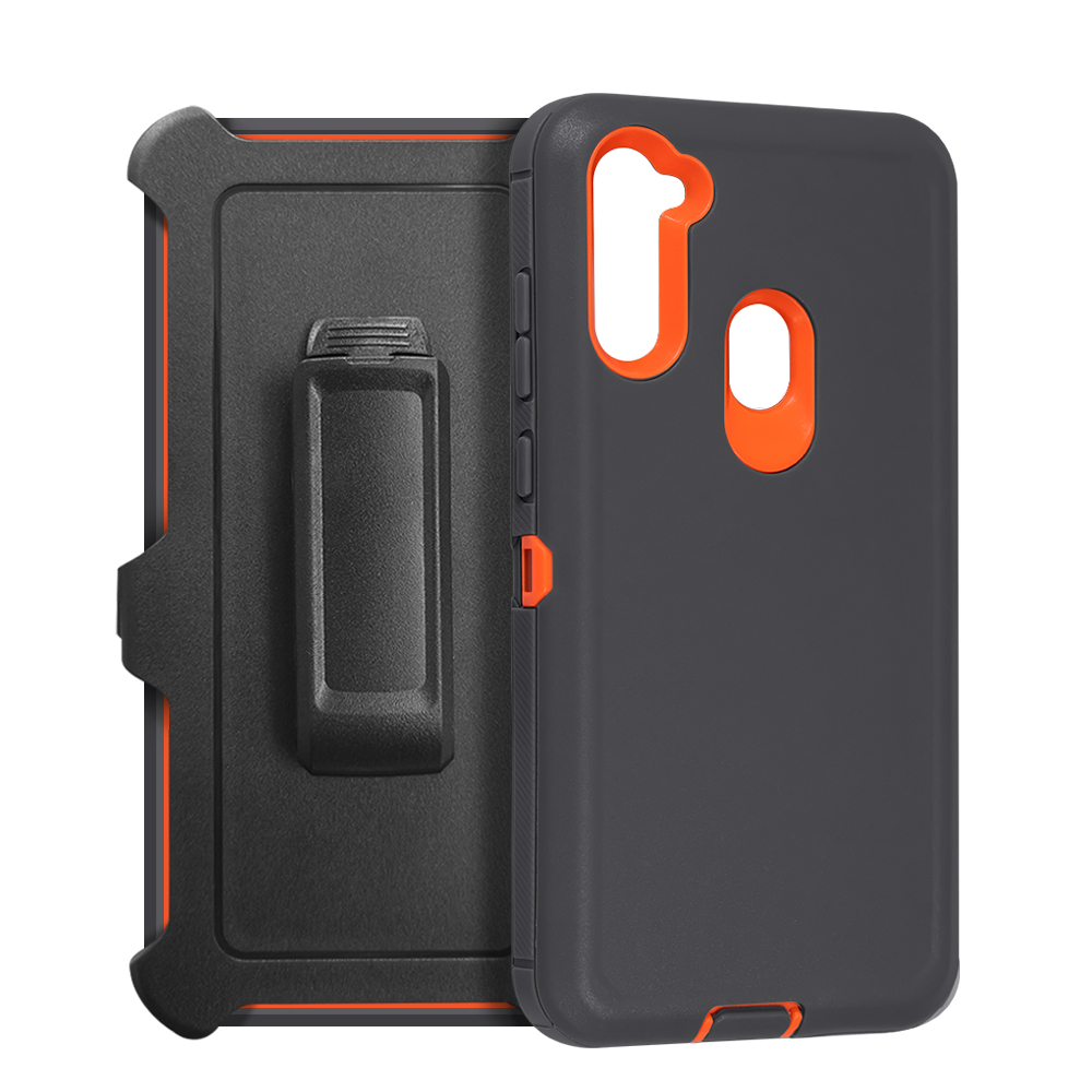 Dark Gray+orange