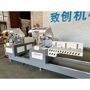 Doppia testa resistente sega da taglio CNC macchina per finestre in alluminio porte telaio per PVC UPVC motore nucleo componente - Product Image 5